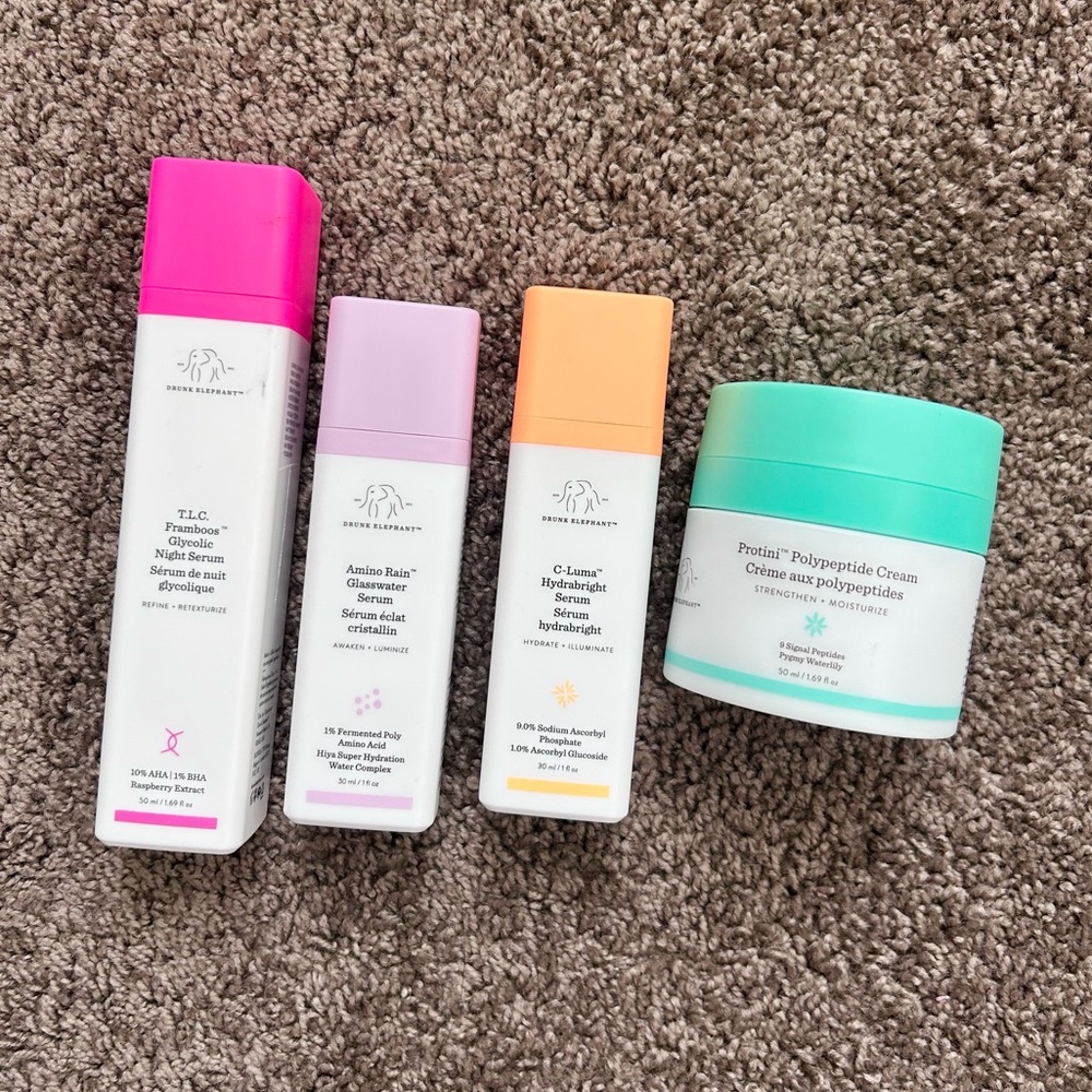 Drunk Elephant Colorful Skincare Collection